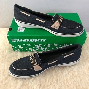 Grasshoppers Womens Windsor Black Loafers